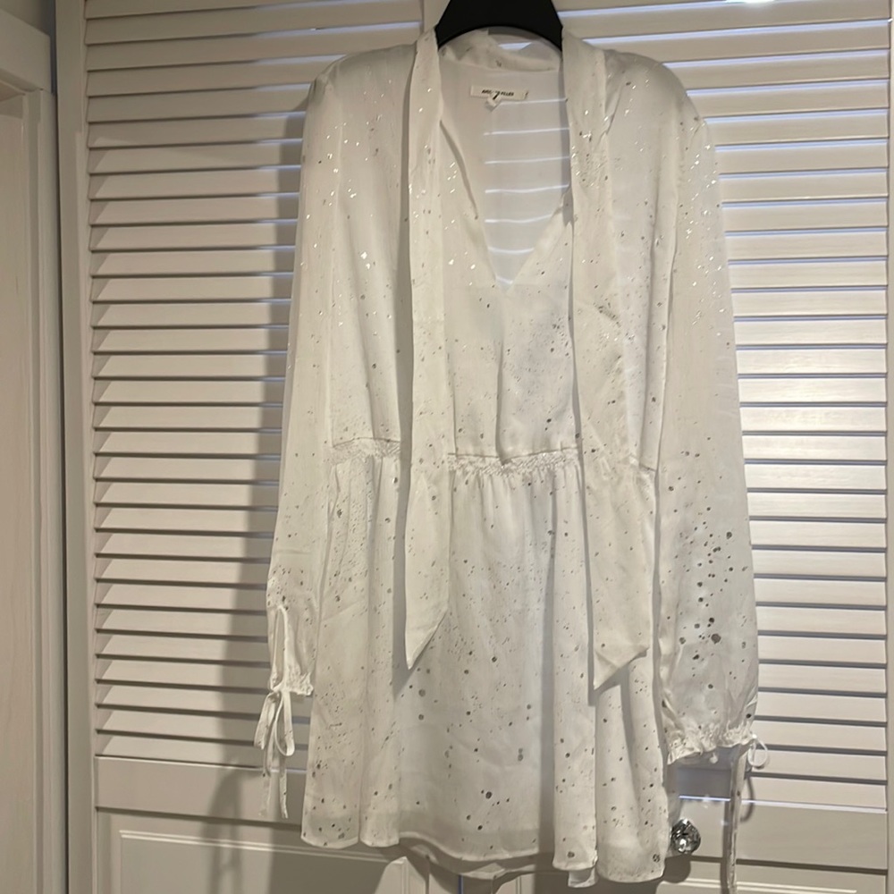 AVEC LES FILLES white dress size Medium